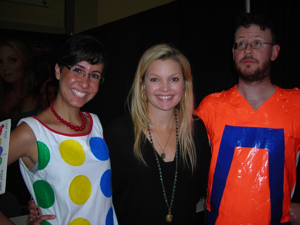 Went back to take a picture while wearing my costume.